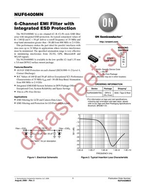 NUF6400MNTBG datasheet  